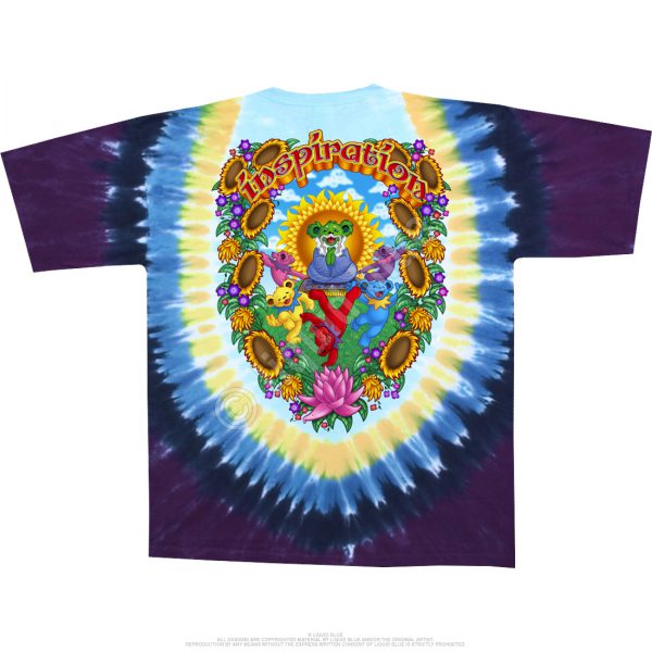 Grateful Dead Guru Bear Tie Dye T-Shirt-3409