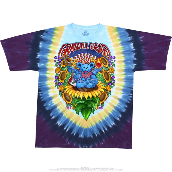 Grateful Dead Guru Bear Tie Dye T-Shirt-0