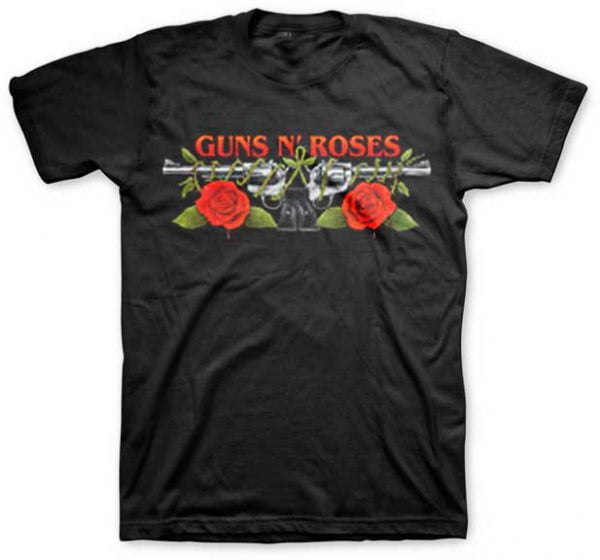 Guns N Roses Pistols T-Shirt-0