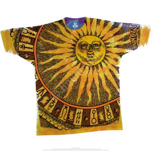 Sun Moon Space Tie Dye T-Shirt -0
