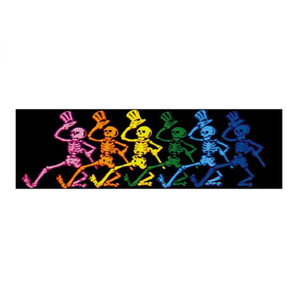 Grateful Dead Rainbow Dancers Bumper Sticker