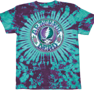 Grateful Dead Batik Steal Your Face Tie Dye T-Shirt